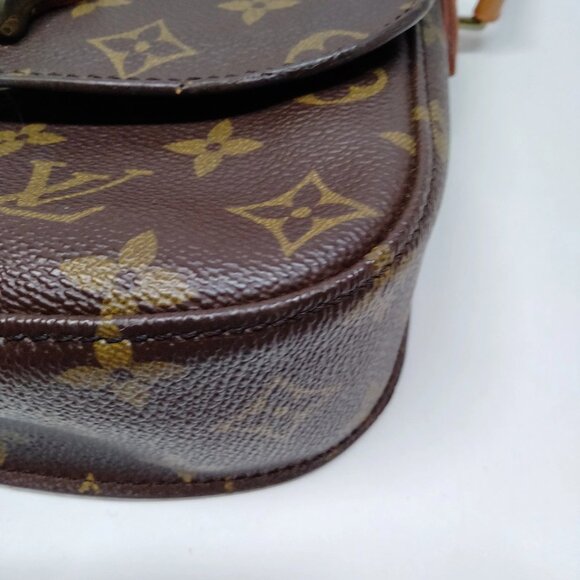 Authentic Louis Vuitton Saint Cloud Brown Monogram Shoulder Bag 255-121925 - Picture 6 of 9